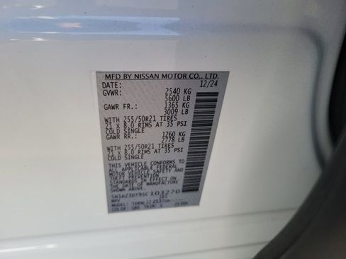 Used 2025 Nissan Murano Platinum w/ Cargo Package image 34