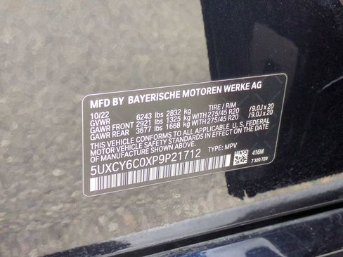 Certified 2023 BMW X6 xDrive40i w/ M Sport Package image 36