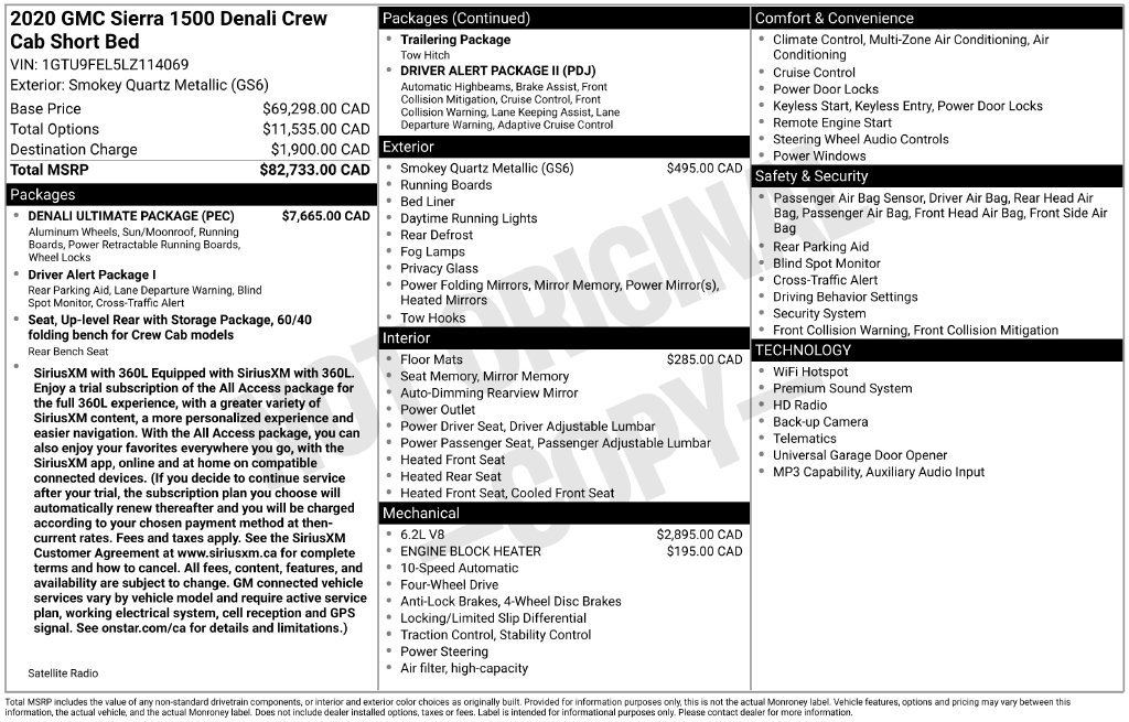 Used 2020 GMC Sierra 1500 Denali w/ Denali Ultimate Package AWD/4WD image 26