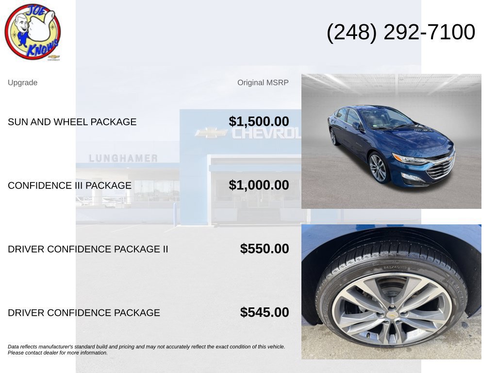 Certified 2019 Chevrolet Malibu Premier w/ Sun and Wheel Package FWD image 5