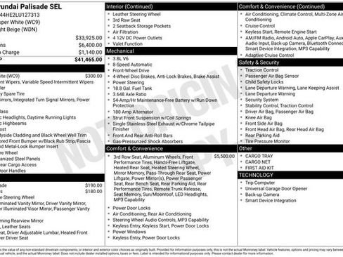 Used 2020 Hyundai Palisade SEL FWD image 11