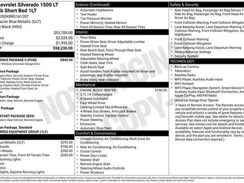 Used 2024 Chevrolet Silverado 1500 LT w/ Convenience Package II AWD/4WD image 6