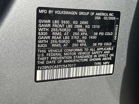 New 2026 Volkswagen Atlas SEL AWD/4WD image 28