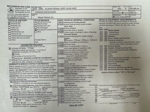 Used 2023 GMC Acadia Denali w/ Denali Technology Package image 33