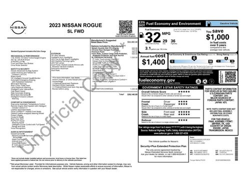 Used 2023 Nissan Rogue SL w/ SL Premium Package image 37