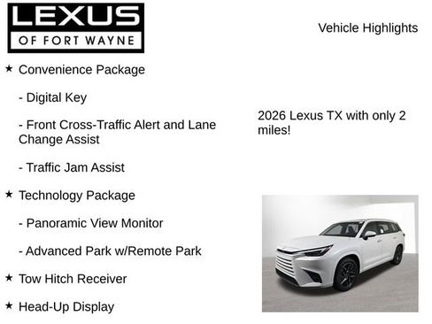 New 2026 Lexus TX 350 AWD image 7