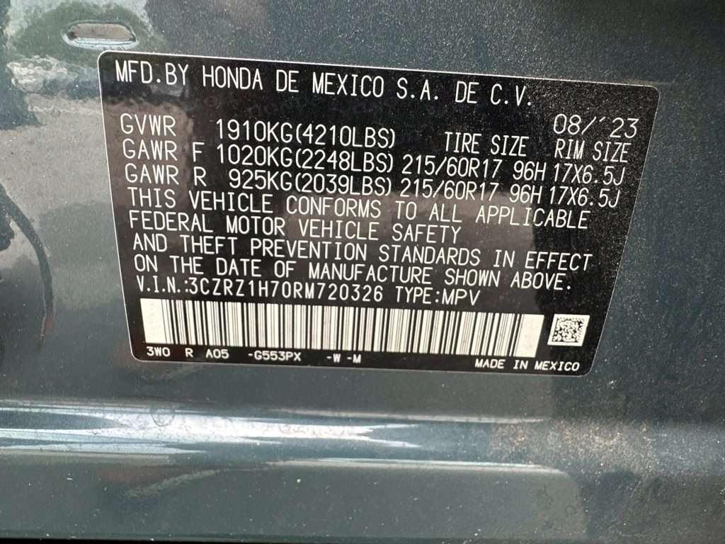 Used 2024 Honda HR-V EX-L image 18
