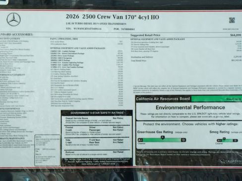 New 2026 Mercedes-Benz Sprinter 2500 image 31