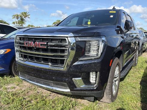Used 2021 GMC Yukon SLT w/ SLT Luxury Plus Package RWD image 3