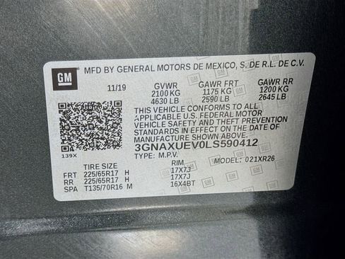 Used 2020 Chevrolet Equinox LT AWD/4WD image 29