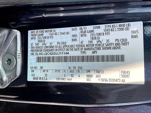 Used 2016 Lincoln MKC Select w/ Select Plus Package FWD image 35