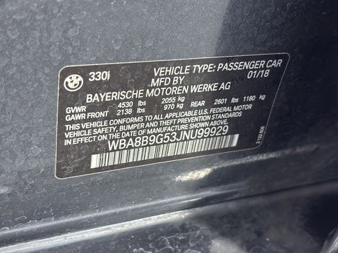 Used 2018 BMW 330i Sedan w/ Convenience Package RWD image 31