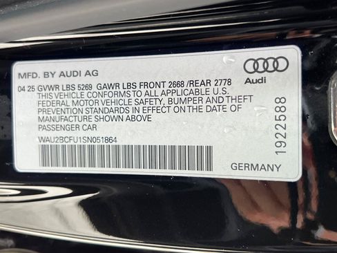 Used 2025 Audi A5 2.0T Premium Plus w/ Premium Plus AWD/4WD image 33