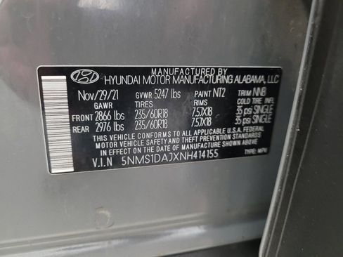 Used 2022 Hyundai Santa Fe SE w/ Cargo Package AWD/4WD image 33