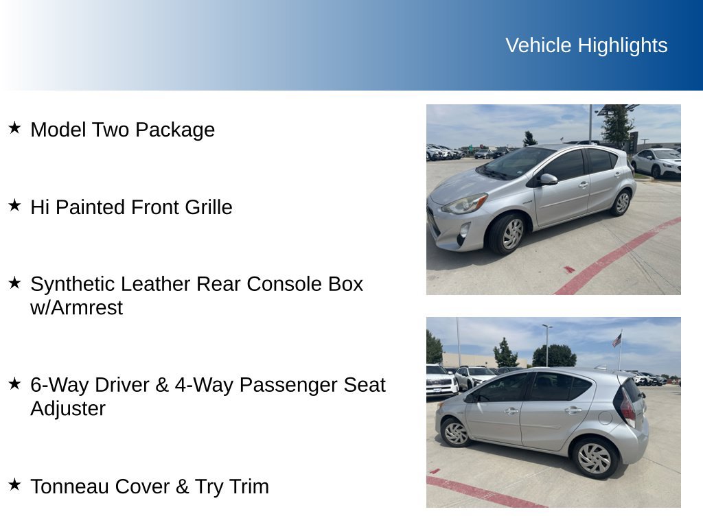 Used 2015 Toyota Prius C Two FWD image 5