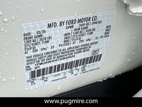 New 2026 Ford Explorer Platinum AWD/4WD image 34