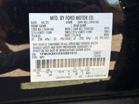 Used 2025 Ford Explorer ST-Line w/ ST-Line Street Pack AWD/4WD image 31