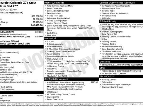 Used 2021 Chevrolet Colorado Z71 w/ Safety Package image 36