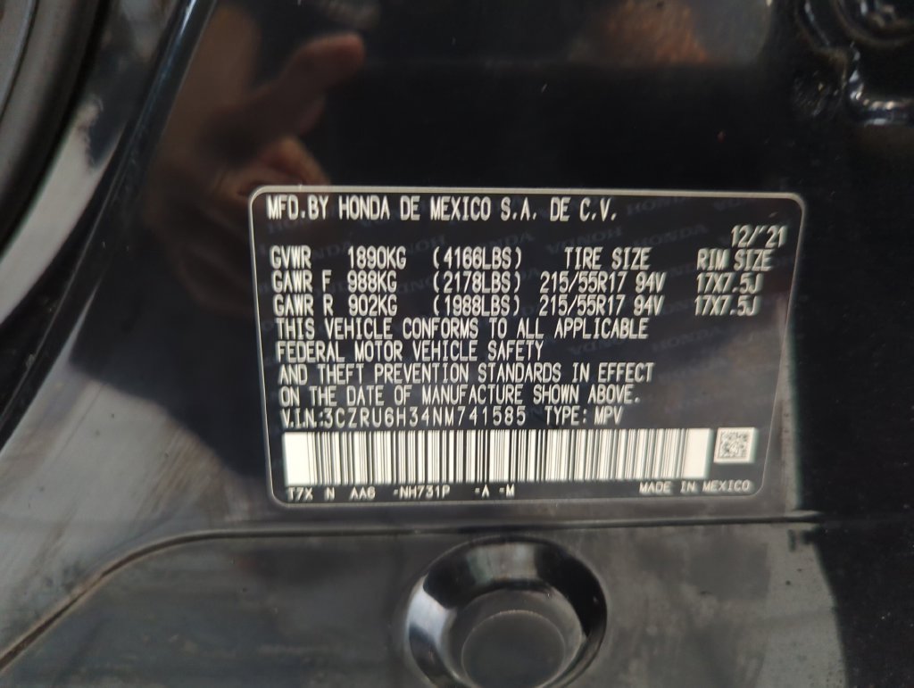 Used 2022 Honda HR-V LX image 35