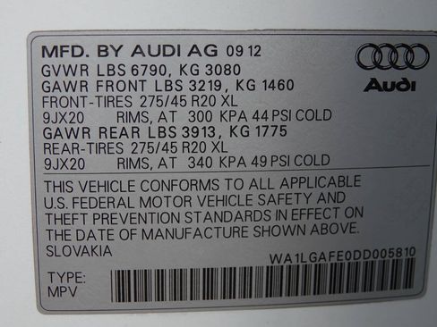 Used 2013 Audi Q7 3.0T Premium Plus w/ Premium Plus Pkg AWD/4WD image 95