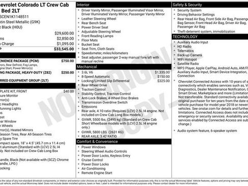 Used 2019 Chevrolet Colorado LT w/ LT Convenience Package RWD image 13