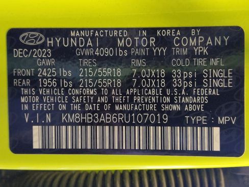 Used 2024 Hyundai Kona SEL FWD image 33