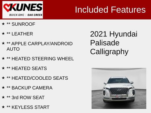 Used 2021 Hyundai Palisade Calligraphy AWD/4WD image 2