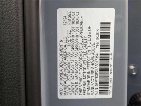 New 2025 Honda Ridgeline Sport+ image 18