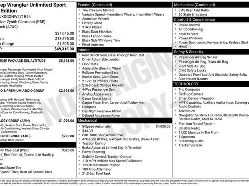 Used 2022 Jeep Wrangler Unlimited Sport AWD/4WD image 4