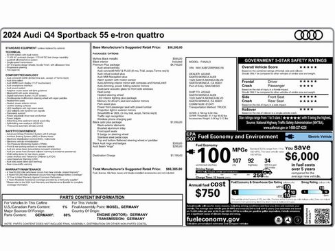 Used 2024 Audi Q4 e-tron Premium Plus w/ Premium Plus image 2