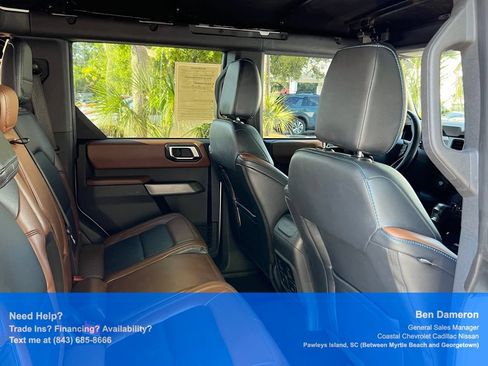 Used 2022 Ford Bronco Outer Banks AWD/4WD image 14