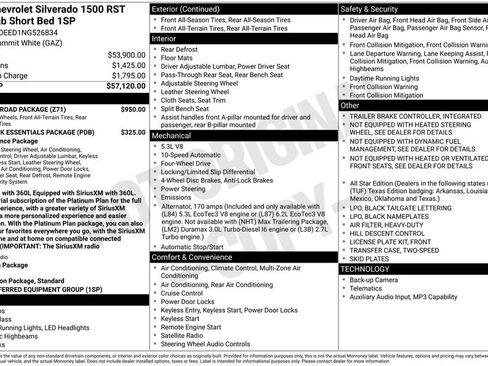 Used 2022 Chevrolet Silverado 1500 RST w/ Z71 Off-Road Package AWD/4WD image 6