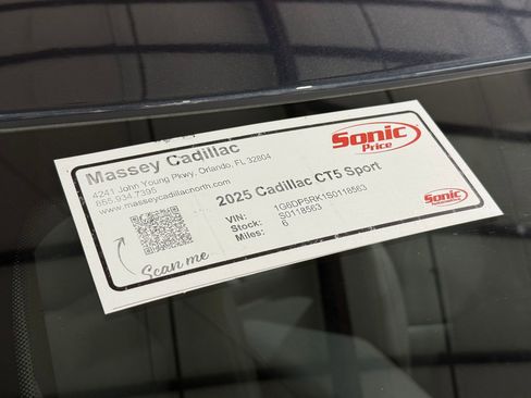 New 2025 Cadillac CT5 Sport image 52