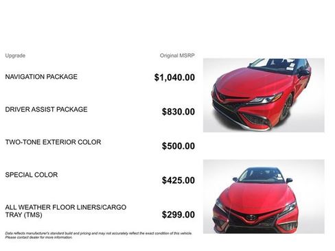 Used 2023 Toyota Camry XSE w/ Navigation Package FWD image 3