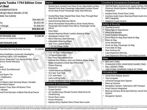 Used 2023 Toyota Tundra 1794 Edition w/ Advanced Package image 7