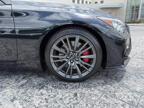 Certified 2023 INFINITI Q50 Red Sport 400 w/ Black Opal Edition RWD image 9