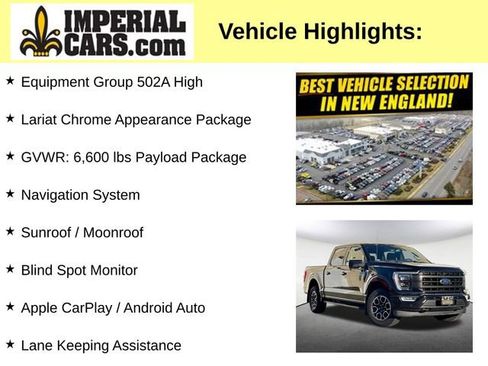 Used 2022 Ford F150 Lariat w/ Equipment Group 502A High image 7