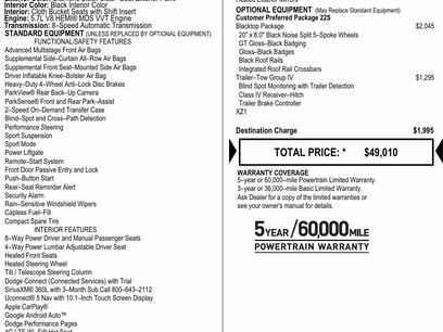 New 2026 Dodge Durango GT w/ Blacktop Package
