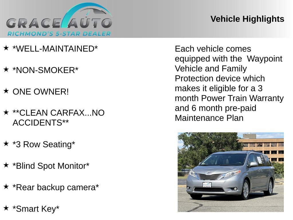 Used 2016 Toyota Sienna XLE Premium AWD/4WD image 2