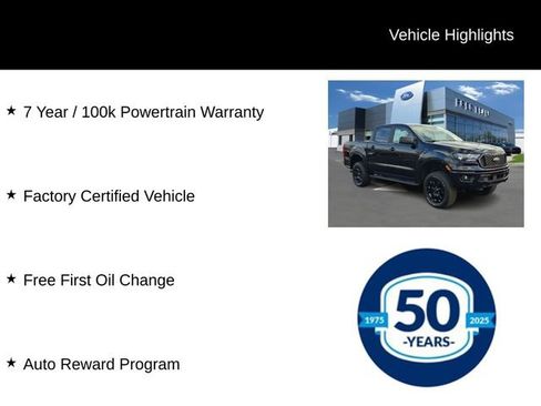 Certified 2023 Ford Ranger XLT w/ Equipment Group 302A High image 7