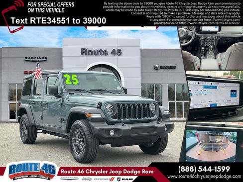Used 2025 Jeep Wrangler Unlimited Sport AWD/4WD image 1