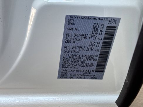 New 2026 Nissan Frontier PRO-4X w/ Tow Package image 22