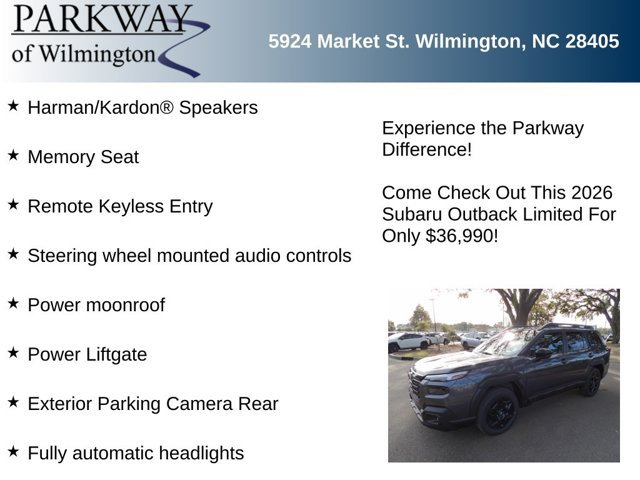 Used 2026 Subaru Outback Limited w/ Premium/Limited Package AWD/4WD image 5