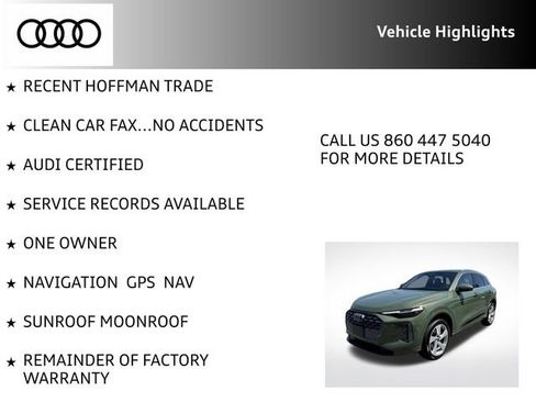 Certified 2025 Audi Q5 Premium w/ Premium Plus AWD/4WD image 10