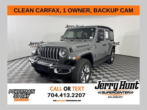 Used 2021 Jeep Wrangler Unlimited Sahara AWD/4WD image 1