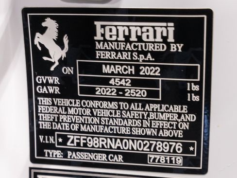 Used 2022 Ferrari Roma RWD image 68