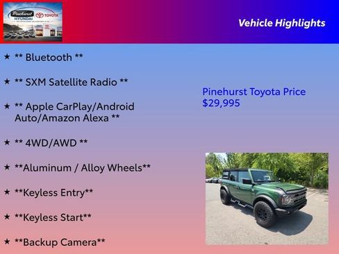 Used 2022 Ford Bronco Big Bend AWD/4WD image 16