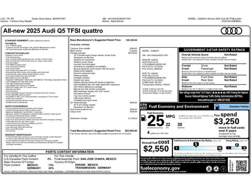 Used 2025 Audi Q5 Prestige AWD/4WD image 2