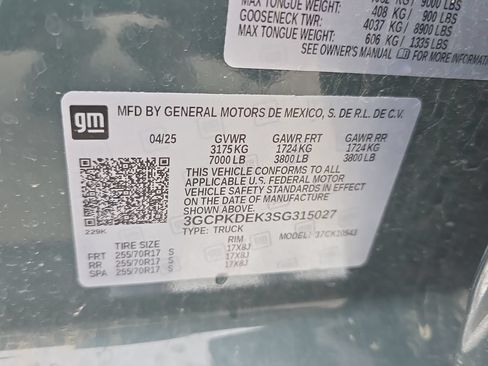 Used 2025 Chevrolet Silverado 1500 LT w/ Protection Package AWD/4WD image 18