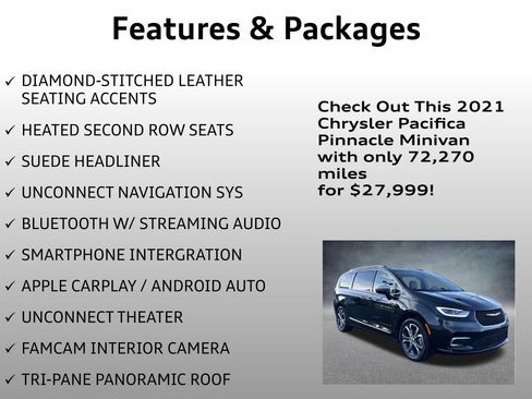 Used 2021 Chrysler Pacifica Pinnacle image 8